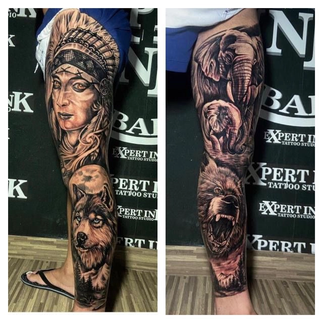Custom Apache tattoo design at Expert Ink Bali Tattoo Seminyak