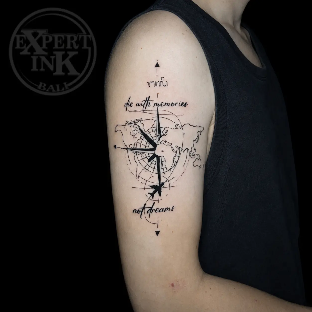 Creative Fine Line Tattoo Ideas: Capturing Your Travel Memories in Kuta
