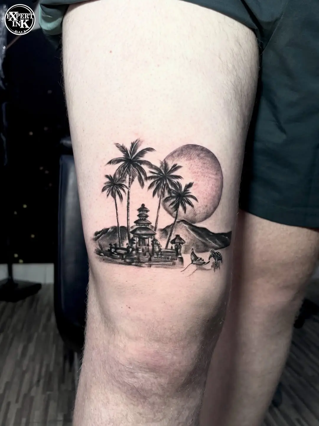 Small meaningful tattoo symbolizing a traveler's personal story