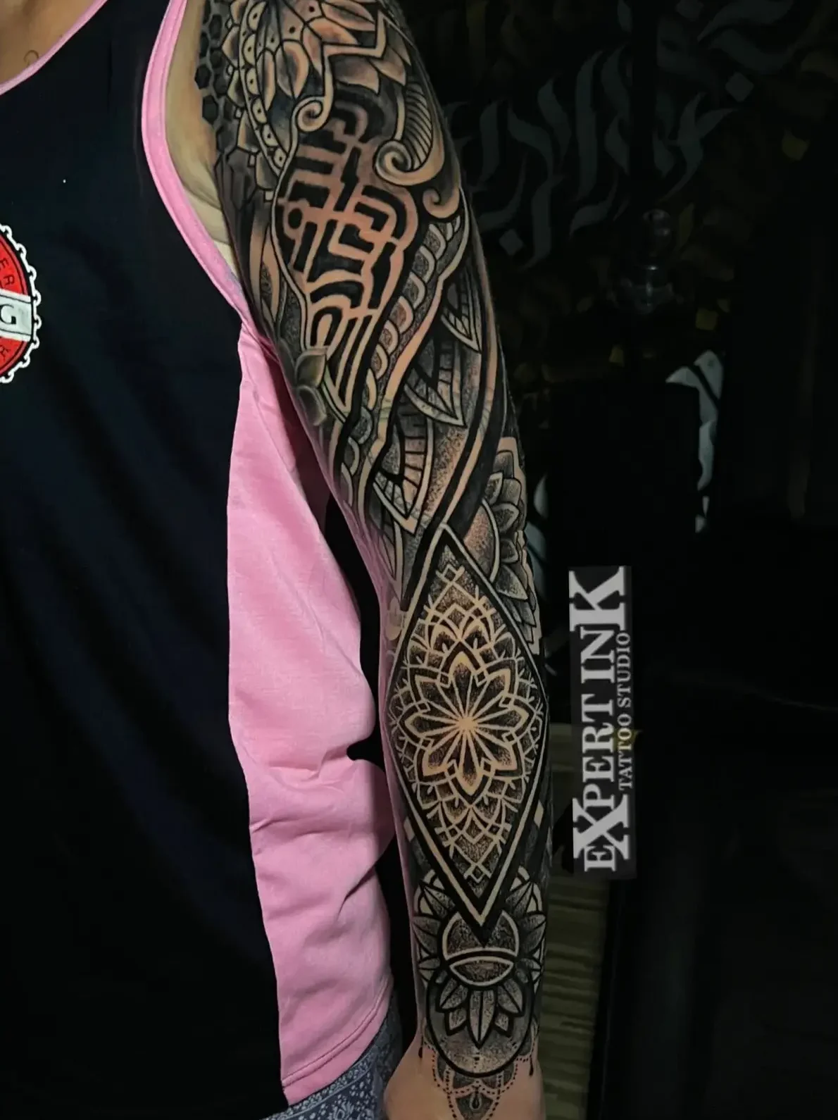 mandala full sleeve tattoo bali